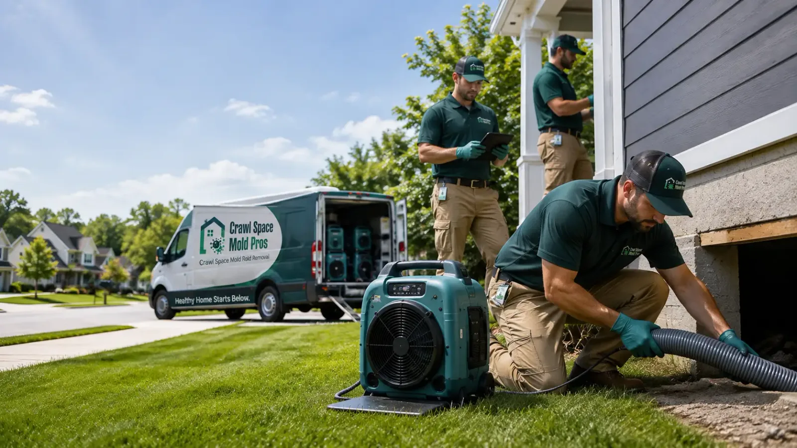 Crawl Space Mold Removal in Washington, VA